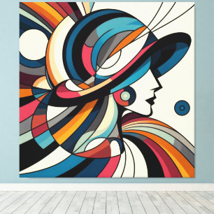 Opvallende visuele kunstwerken #10 canvas afdruk
