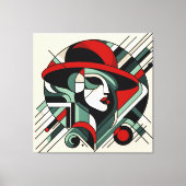 Opvallende visuele kunstwerken #11 canvas afdruk (Voorkant)