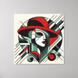 Opvallende visuele kunstwerken #11 canvas afdruk