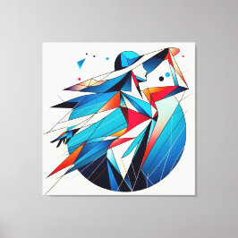 Opvallende visuele kunstwerken #15 canvas afdruk