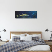 Opvallende zeeduivel canvas afdruk (Insitu (Slaapkamer))