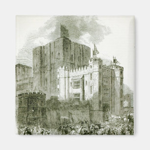 Opvang van koningin Elizabeth in Kenilworth Magneet