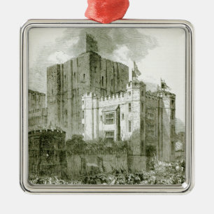 Opvang van koningin Elizabeth in Kenilworth Metalen Ornament