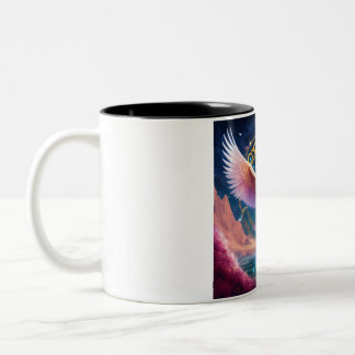 Opvliegende slokjes: Majestic Eagle Coffee Cup Tweekleurige Koffiemok
