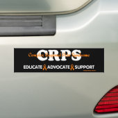 OPVOEDEN STEUNEN VERDEDIGEN...RSD/CRPS BUMPERSTICKER (Op auto)