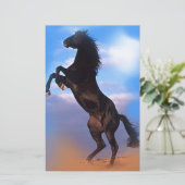 Opvoedend Paard Briefpapier (Staand voorkant)