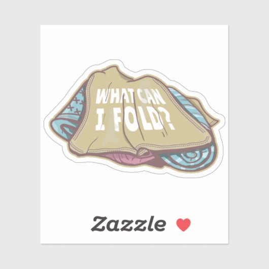 Opvouwbare kleding, wasdag sticker (Vel)