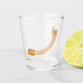 opwaarts handwijzend schotglas shot glas