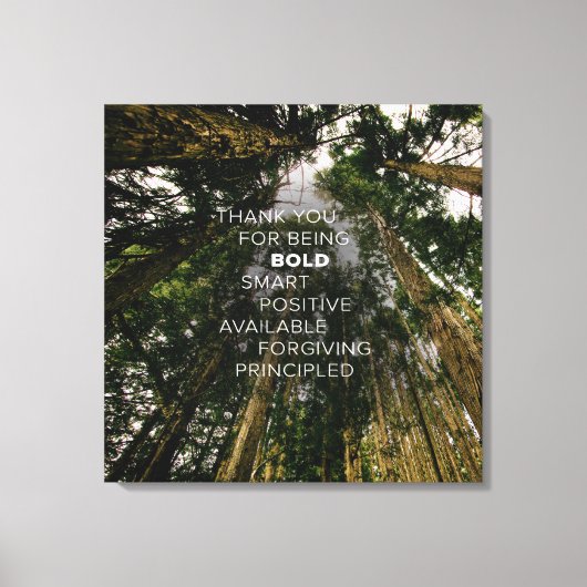 Opwaartse bril #1 (24x24) canvas afdruk (Voorkant)