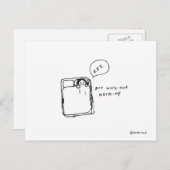 opwarmbaar briefkaart (Voorkant / Achterkant)