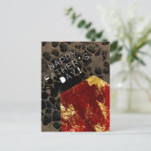 Opwarming van de aarde - Burning House - Vaderdag Briefkaart (Staand voorkant)