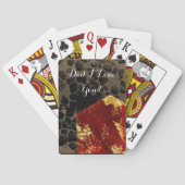 Opwarming van de aarde - Burning House - Vaderdag Pokerkaarten (Achterkant)