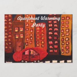 Opwarmingsuitnodiging voor appartementen kaart