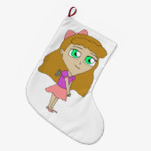opwind chibi grote kerstsok (Voorkant (Hangend))