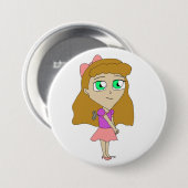 opwind chibi ronde button 7,6 cm (Voorkant /achterkant)