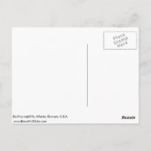 Opwindend nachtleven, Atlanta, Georgia, VS Briefkaart (Achterkant)