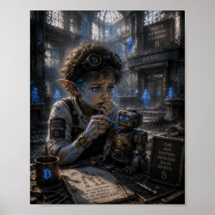 Opwinding / Robotica technicus / Bank Poster