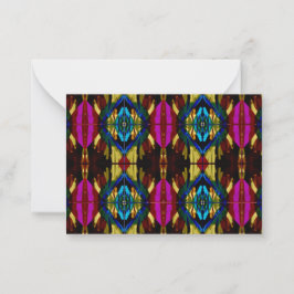 Opwindingsnotitie Kaart Notitiekaartje