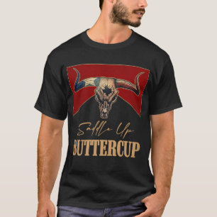 Opzadelen Buttercup  Bull Skull Western Lif T-shirt
