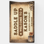 Opzadelen Land Western Cowboy Spandoek (Verticaal)