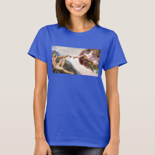 Opzet van Adam door Michelangelo T-shirt