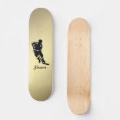 Opzet van gamespeler skateboard (Voorkant)