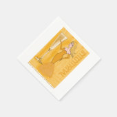 Opzettelijke champagne Woman Cocktail Napkins Servet (Hoek)