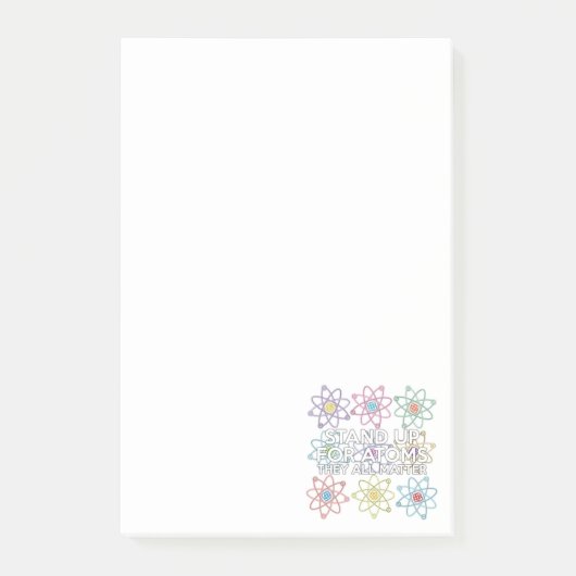 OPZETTEN VOOR ATOMS POST-IT® NOTES (Voorkant)