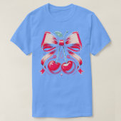 oquette Bogen met kersen Schattige Coquette meisje T-shirt (Design voorkant)