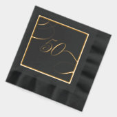 Or 50 Calligraphie Anniversaire de naissance Anniv (Gauche)
