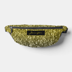 Or argent scintille scintille noir Nom personnalis