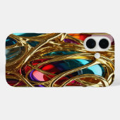 Or & Bijoux #10 - iPhone 16 Coque (Verso (horizontal))
