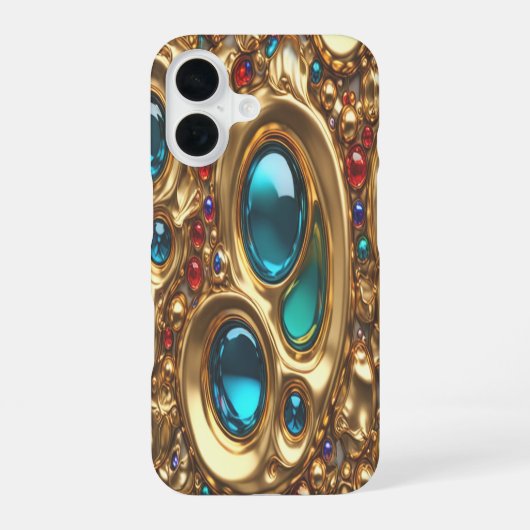 Or & Bijoux #3 - iPhone 16 Coque (Verso)