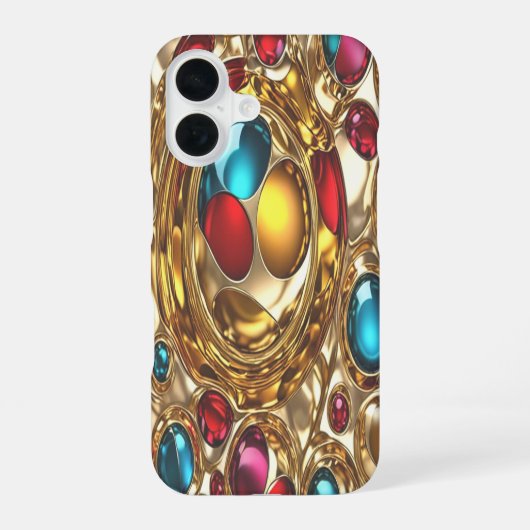 Or & Bijoux #4 - iPhone 16 Coque (Verso)