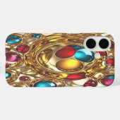 Or & Bijoux #4 - iPhone 16 Coque (Verso (horizontal))