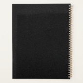 or blanc floral noir mariage (Dos)
