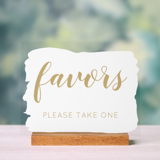 Or Blanc S'Il Vous Plaît Prendre Un Mariage Faveur (Neutre)