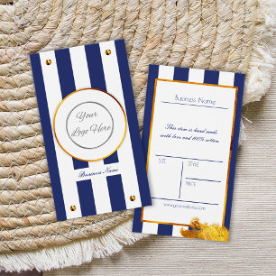 Or bleu marine gras avec logo étiquette de prix