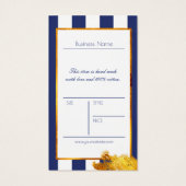 Or bleu marine gras avec logo étiquette de prix (Dos)