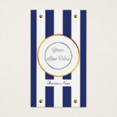 Or bleu marine gras avec logo étiquette de prix (Devant)