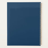 Or bleu moderne avec logo d'entreprise (Dos)