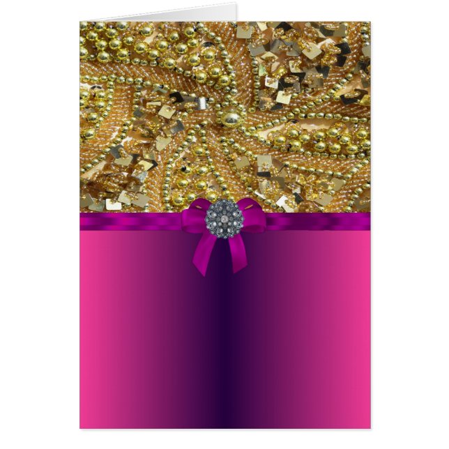 Or bling & magenta (Devant)