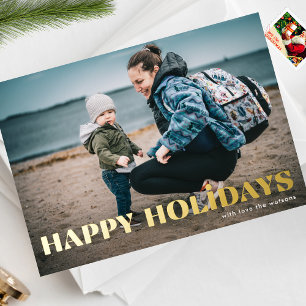 OR BOLD moderne Joyeux vacances Photo