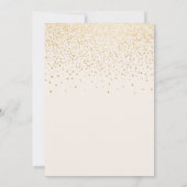 or brillant élégant script faire-part diplômé (Dos)