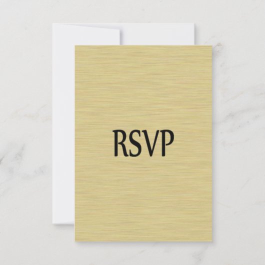 Or brossé doux RSVP (Dos)
