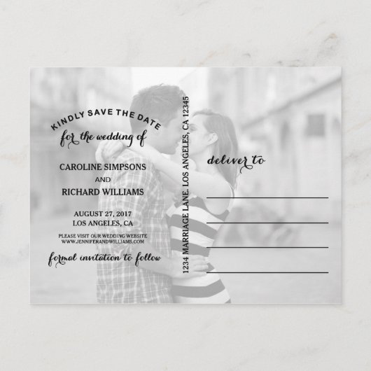 OR | CARTE POSTALE ENREGISTRER LA DATE (Dos)