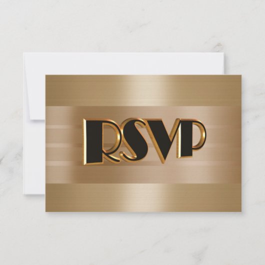 or carte RSVP (Devant)