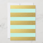 OR CHIC| FAIRE-PART DE MARIAGE MINIER (Dos)