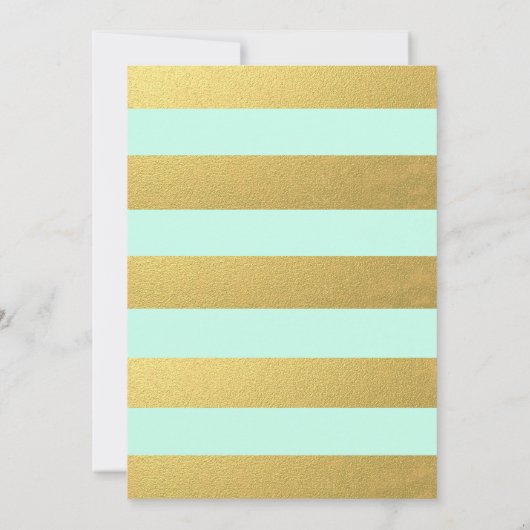 OR CHIC| FAIRE-PART DE MARIAGE MINIER (Dos)