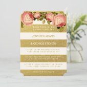 OR CHIC | FAIRE-PART DE MARIAGE rose (Debout devant)